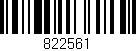 Código de barras (EAN, GTIN, SKU, ISBN): '822561'