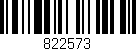 Código de barras (EAN, GTIN, SKU, ISBN): '822573'