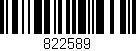 Código de barras (EAN, GTIN, SKU, ISBN): '822589'