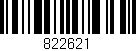 Código de barras (EAN, GTIN, SKU, ISBN): '822621'