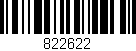 Código de barras (EAN, GTIN, SKU, ISBN): '822622'