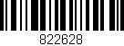 Código de barras (EAN, GTIN, SKU, ISBN): '822628'