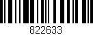 Código de barras (EAN, GTIN, SKU, ISBN): '822633'
