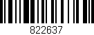 Código de barras (EAN, GTIN, SKU, ISBN): '822637'