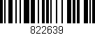 Código de barras (EAN, GTIN, SKU, ISBN): '822639'
