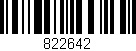 Código de barras (EAN, GTIN, SKU, ISBN): '822642'