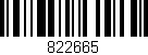 Código de barras (EAN, GTIN, SKU, ISBN): '822665'
