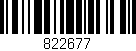 Código de barras (EAN, GTIN, SKU, ISBN): '822677'