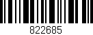 Código de barras (EAN, GTIN, SKU, ISBN): '822685'