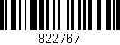 Código de barras (EAN, GTIN, SKU, ISBN): '822767'