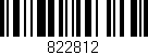 Código de barras (EAN, GTIN, SKU, ISBN): '822812'