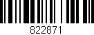 Código de barras (EAN, GTIN, SKU, ISBN): '822871'