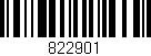 Código de barras (EAN, GTIN, SKU, ISBN): '822901'
