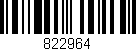 Código de barras (EAN, GTIN, SKU, ISBN): '822964'