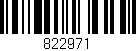 Código de barras (EAN, GTIN, SKU, ISBN): '822971'
