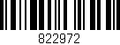 Código de barras (EAN, GTIN, SKU, ISBN): '822972'