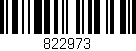 Código de barras (EAN, GTIN, SKU, ISBN): '822973'