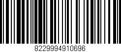 Código de barras (EAN, GTIN, SKU, ISBN): '8229994910696'