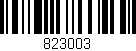 Código de barras (EAN, GTIN, SKU, ISBN): '823003'