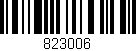 Código de barras (EAN, GTIN, SKU, ISBN): '823006'