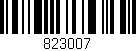 Código de barras (EAN, GTIN, SKU, ISBN): '823007'