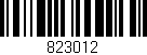 Código de barras (EAN, GTIN, SKU, ISBN): '823012'