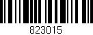 Código de barras (EAN, GTIN, SKU, ISBN): '823015'