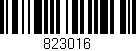 Código de barras (EAN, GTIN, SKU, ISBN): '823016'