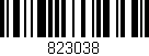 Código de barras (EAN, GTIN, SKU, ISBN): '823038'