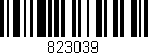 Código de barras (EAN, GTIN, SKU, ISBN): '823039'