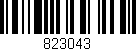 Código de barras (EAN, GTIN, SKU, ISBN): '823043'