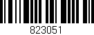 Código de barras (EAN, GTIN, SKU, ISBN): '823051'