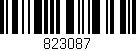 Código de barras (EAN, GTIN, SKU, ISBN): '823087'