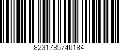 Código de barras (EAN, GTIN, SKU, ISBN): '8231785740184'