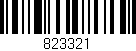 Código de barras (EAN, GTIN, SKU, ISBN): '823321'
