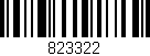 Código de barras (EAN, GTIN, SKU, ISBN): '823322'