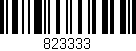Código de barras (EAN, GTIN, SKU, ISBN): '823333'