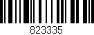 Código de barras (EAN, GTIN, SKU, ISBN): '823335'