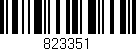 Código de barras (EAN, GTIN, SKU, ISBN): '823351'