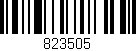 Código de barras (EAN, GTIN, SKU, ISBN): '823505'