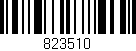 Código de barras (EAN, GTIN, SKU, ISBN): '823510'