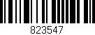 Código de barras (EAN, GTIN, SKU, ISBN): '823547'