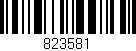 Código de barras (EAN, GTIN, SKU, ISBN): '823581'