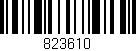 Código de barras (EAN, GTIN, SKU, ISBN): '823610'