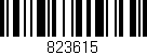Código de barras (EAN, GTIN, SKU, ISBN): '823615'