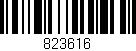Código de barras (EAN, GTIN, SKU, ISBN): '823616'
