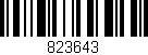 Código de barras (EAN, GTIN, SKU, ISBN): '823643'