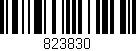 Código de barras (EAN, GTIN, SKU, ISBN): '823830'