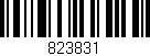 Código de barras (EAN, GTIN, SKU, ISBN): '823831'