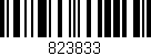 Código de barras (EAN, GTIN, SKU, ISBN): '823833'